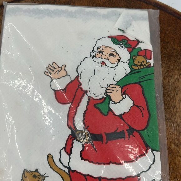 Vintage Paper Tablecloths Lot of 2 Christmas Valentines Day - Picture 7 of 12